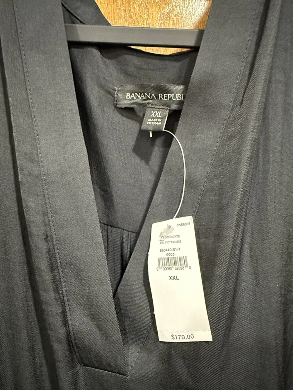 Banana Republic Black Long Sleeve Dress - Picture 5 of 6